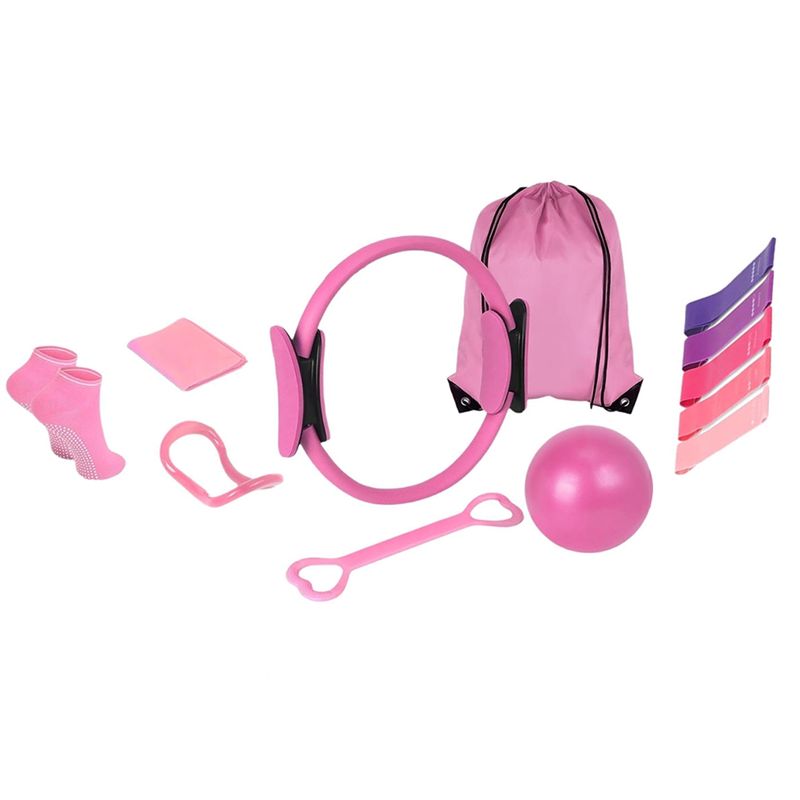 Pilates Yoga Or - AEF6-Kit essentiel de Pilates à domicile