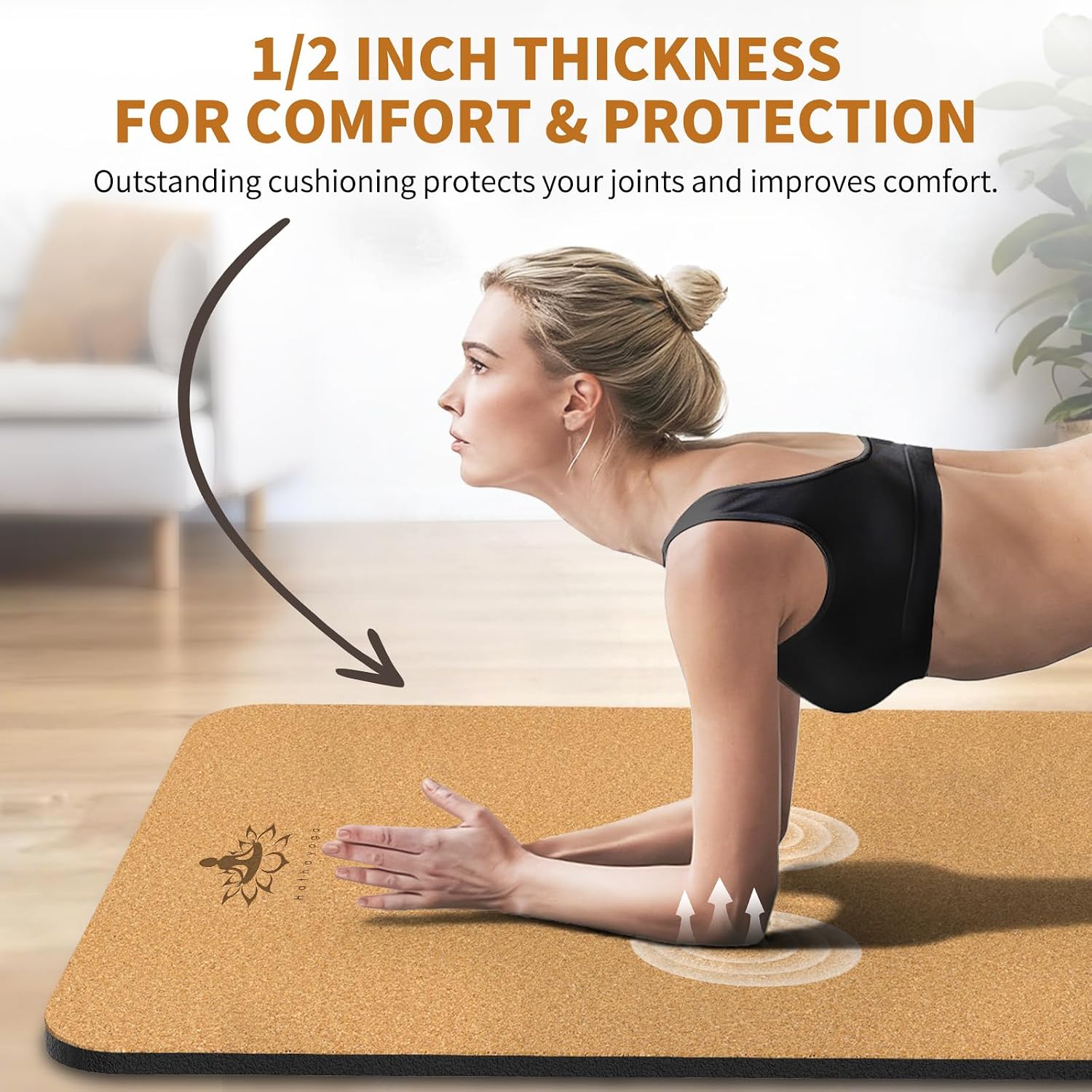 Tapis de yoga en liège naturel - Pilates Yoga Or avis et prix