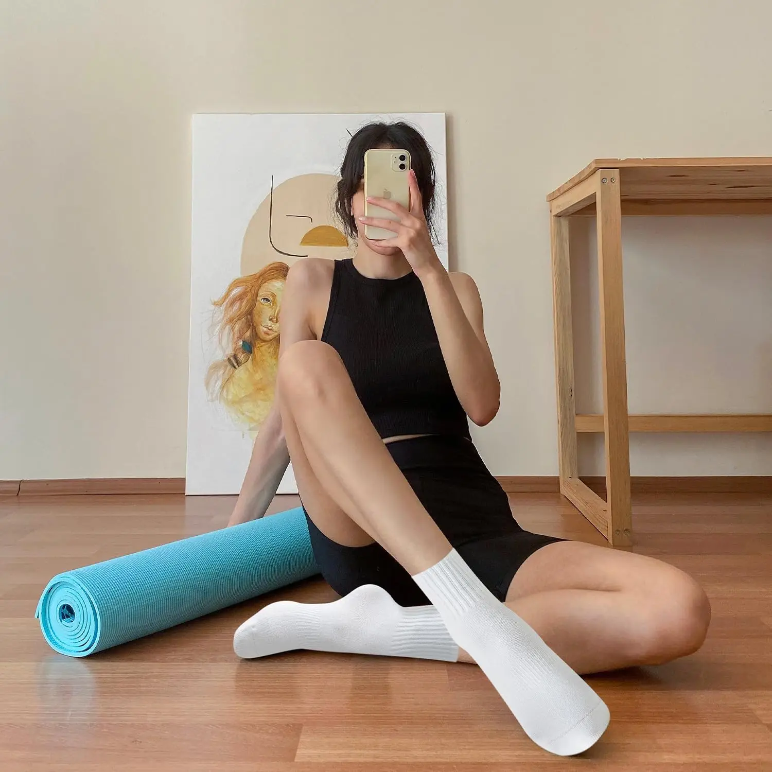 4 paires de chaussettes de yog - Pilates & Yoga Unleashed Studio avis et prix